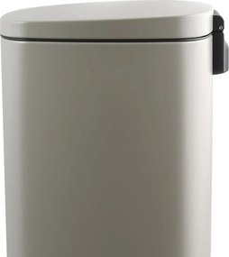 Coș de gunoi taupe cu pedală din oțel 50 l Akira – Spirella