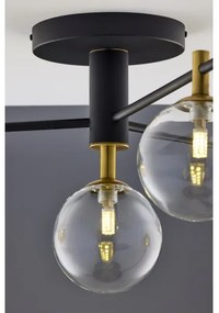 Lustră aplicată Jupiter 2034 FIGARO 4xG9/10W/230V negru/auriu/bej/transparent