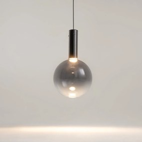 Lustra/Pendul LED design decorativ Nebula 25cm negru