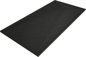 Mexen Stone+ tăviță de duș compozită dreptunghiulară 200 x 100 cm, neagră, mască neagră - 44701020-B