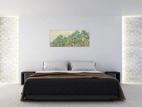 Tablou - Vincent van Gogh, The Olive Orchard, reproducere (120x50 cm)