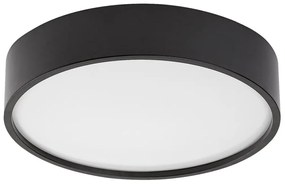 Plafonieră LED cu senzor LARCIA LED/19W/230V IP44 negru Rabalux 75011