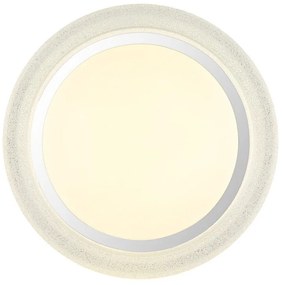 Plafoniera LED alba cu plastic sparkle MARCIA