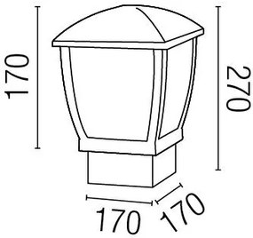 Stalp exterior IP44 Mini-Wilma 74997