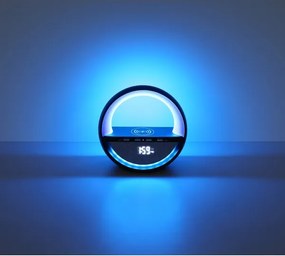 Globo 39907S - Lampă de birou reîncărcabilă LED RGBW Dot cu difuzor SOUNDRA LED/3,5W/5V 1800 mAh