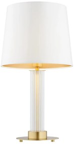 Veioza eleganta realizata din alama Hampton, alb