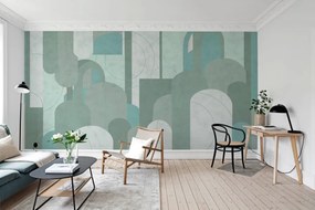 Fototapet, Lovely Arches, Green, Rebel Walls