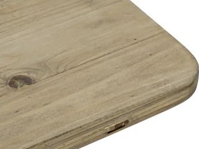 Măsuță de cafea cu roți, stil industrial modern, culoare negru, din metal și lemn de molid, „Spruce”