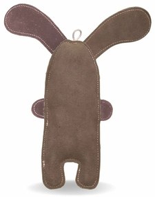 Jucărie pentru câini PafDog Câine Willy din piele și iută, 32 cm