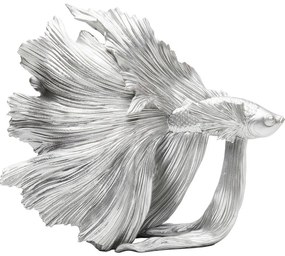 Obiect decorativ Betta Fish Argintiu mic