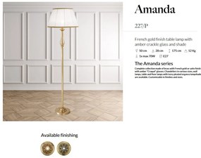Lampadar LUX design clasic realizat manual Amanda