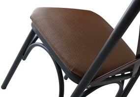 Set 4 scaune haaus Ekol, Maro, textil, picioare metalice