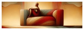 Tablou siluetă liniștită în spațiu