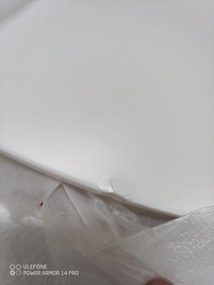 OFERTA Masa de dining alba OSLO 90x90 II. calitate