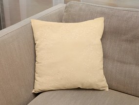 Husa de perna decorativa LEAFY LACE 40x40 cm, crem