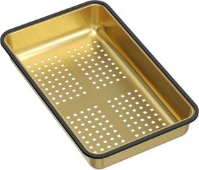 Sita pentru chiuveta Quadron Unique finisaj auriu 38x23 cm