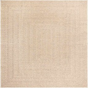 vidaXL Covor ZIZUR aspect iută, 240x240cm, pentru interior și exterior