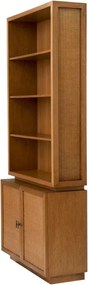Dulap cu Rafturi Design LUX, Lemn, Rattan, Borchard