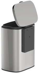 Coș de gunoi din inox Wenko Sare, argintiu