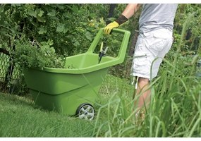 Cărucior de gradina, 95 l, verde