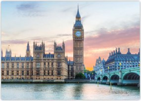 Tablou - Londra în culori pastelate (70x50 cm)