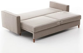 Canapea trei locuri Evelyn (Crem). 1073293