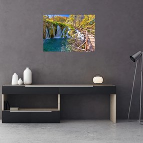 Tablou - Intrare in cascade (70x50 cm)