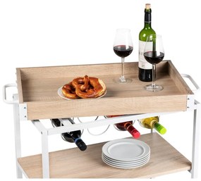 Măsuță de servire cu roți 40x80 cm Rustico – Wenko