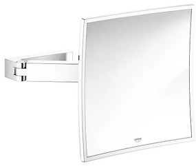GROHE 40808000 - Oglindă cosmetică SELECTION CUBE 22,3 × 22,3 cm, crom lucios
