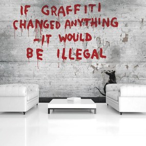 Fototapet - Inscripție Graffiti (254x184 cm)