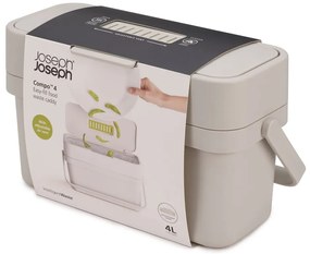 Recipient pentru deșeuri compostabile Joseph Joseph Compo, bej