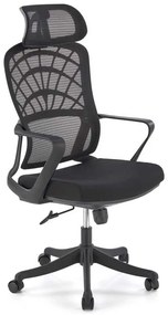 Scaun de birou Fidato, negru