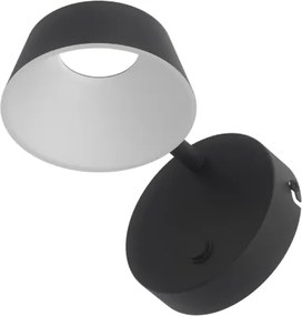 Open Design OR86522 - Aplică de perete LED TIMO, 6W/230V, 3000/4500/6500K, neagră