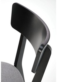 Scaun sufragerie Tentempies (negru + gri) . 1116982