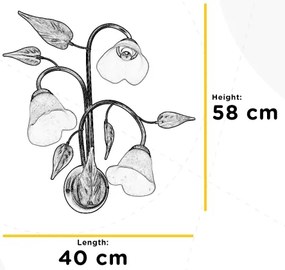 Aplică MIRANDA 3xE14/6W/230V ONLI