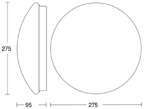 STEINEL 035105 - LED Corp de iluminat baie RS 16 LED G LED/9,5W/230V
