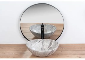 REA-U9908 - Lavoar pe blat SOFIA 34,5 x 41 cm ceramică/imitație de piatră