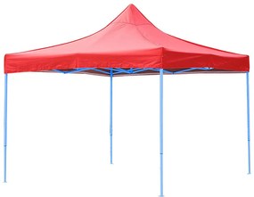 Pavilion pliant 2,9x2,9m-rosu