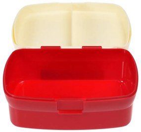 Cutie de gustări pentru copii roșie-crem Prehistoric Land – Rex London