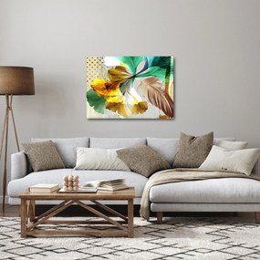 Tablou - Frunze cu pană (70x50 cm)