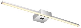 Aplica LED design modern Jaime argintiu, opal