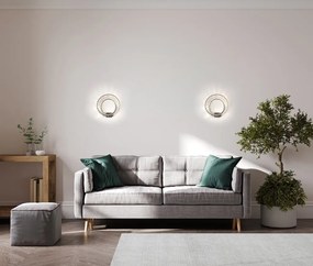 Aplica de perete LED moderna design deosebit CHARMES crom
