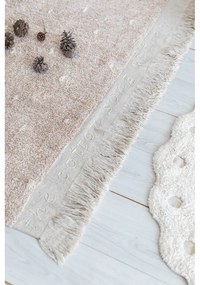 Covor bej lavabil/țesut manual din bumbac 140x200 cm Woods Symphony Linen – Lorena Canals