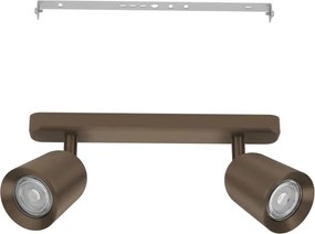 Eglo 901949 - Spot CAMALDOLI 2xGU10/10W/230V bronz