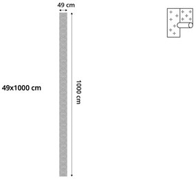 Tapet structura fină a frunzei în design deschis