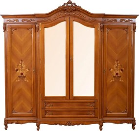 Dulap lemn masiv Isadora, 260 × 66 × 245 cm