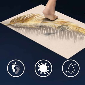 Covoraș de baie maro deschis 50x80 cm Angelica – douceur d'intérieur