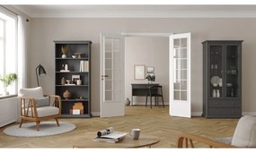 Vitrină gri 96x201 cm Paris – Tvilum