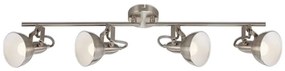 Briloner 2049-042 - Corp de iluminat cu spoturi 4xE14/40W/230V, argintiu