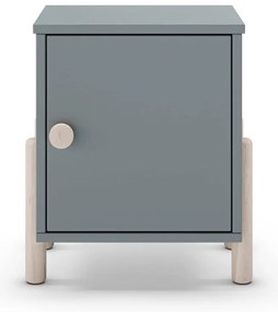 Noptieră de copii verde prăfuit din lemn de pin Enola – Marckeric